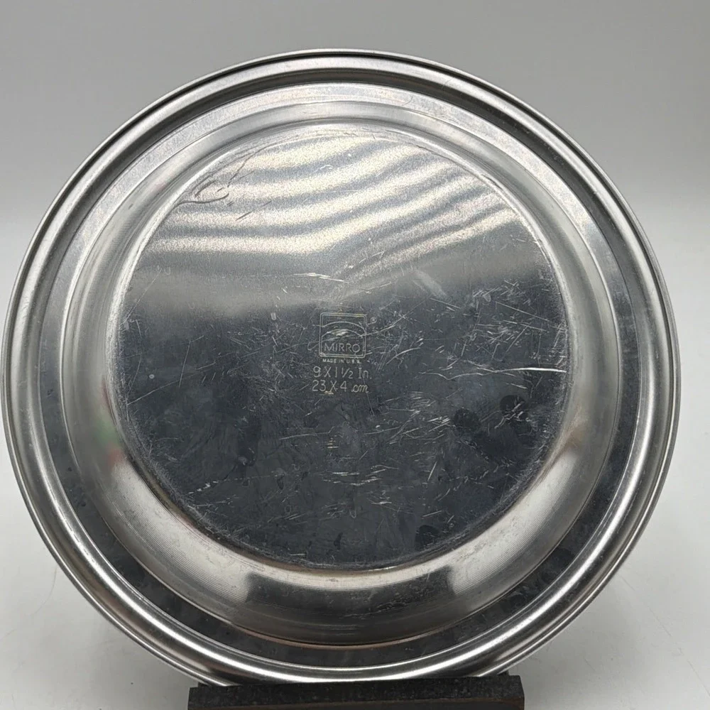 Vintage Ebonware by MIRRO Aluminum Pie Pan 9